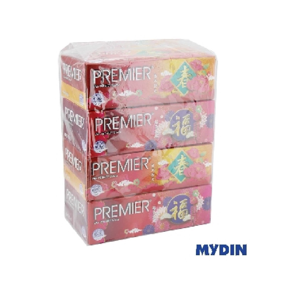 Premier Facial Tissue 80×4 Cny