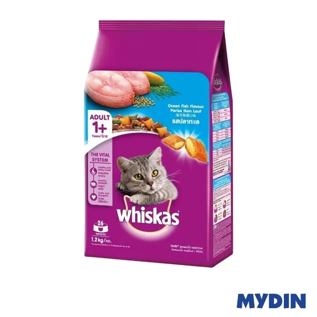 Whiskas Cat Fd, 1.2kg, O/fish