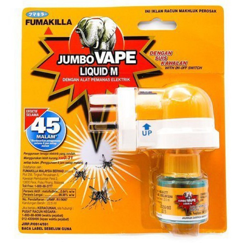 Fumakilla Jumbo Vape Liquid Combo 45n