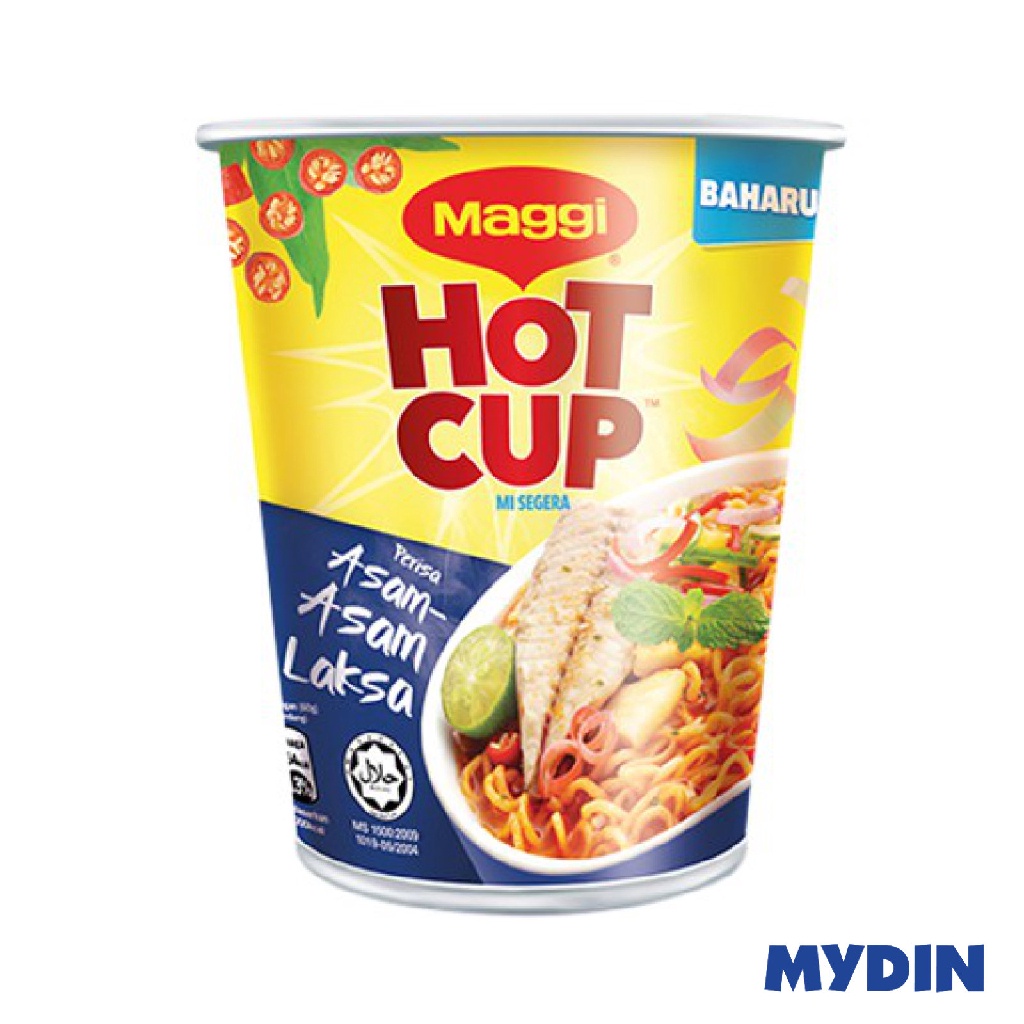 Maggi Hot Cup Instant Ndls 59g Asam Laksa