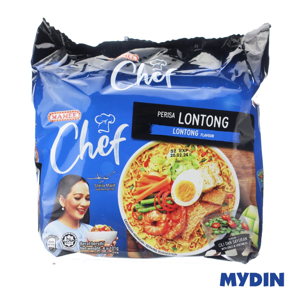 Mamee Chef Instant Ndls 89gmx4 Lontong