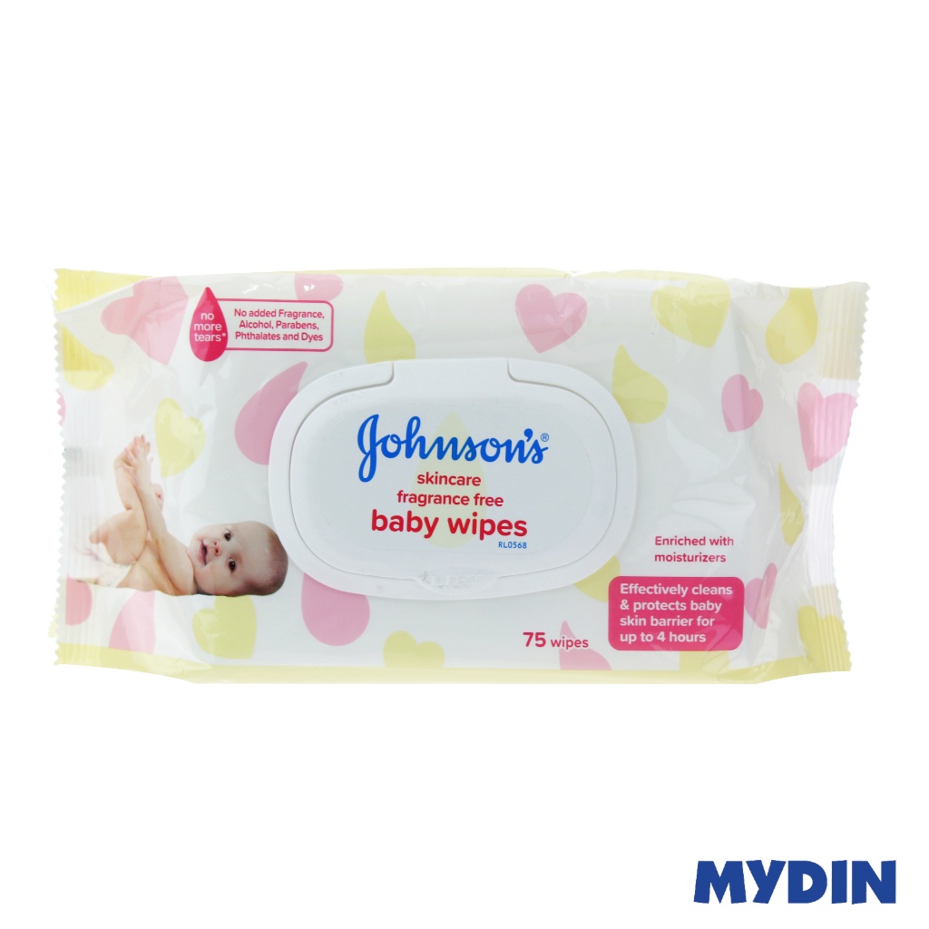 Johnsons Skincare Wipes Frgrnce Free 75S