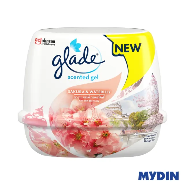 Glade Scented Gel A/frs, 180g, S/wtrly