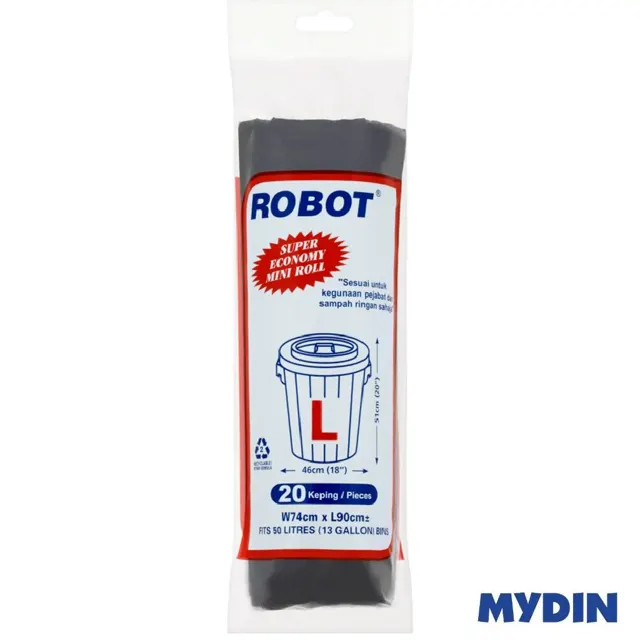 Robot Garbage Bag Roll 20S W74xl90