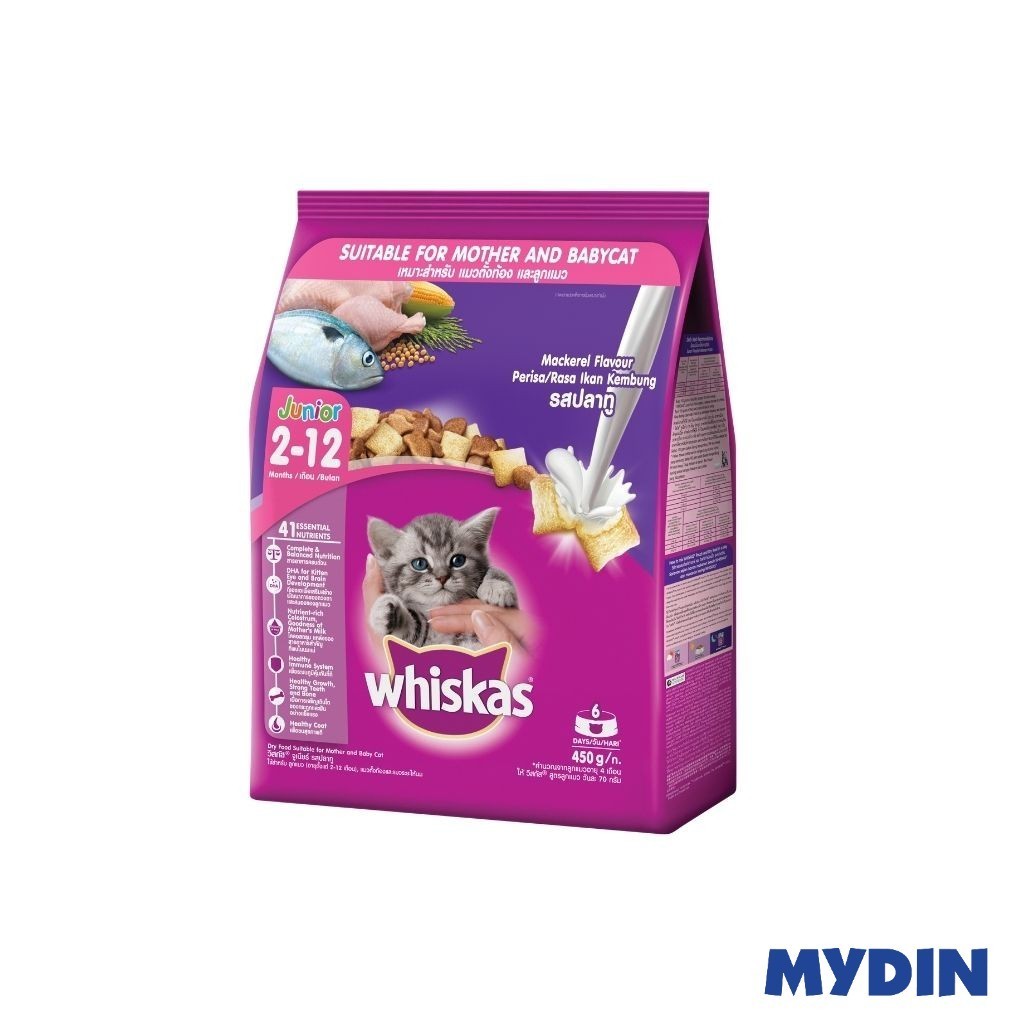 Whiskas Cat Fd 450g Chckn & Mckrl