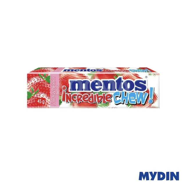 Mentos Incredible Chew, 45g, Strwbrry