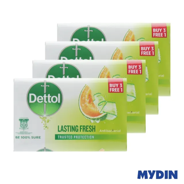 Dettol Bar Soap B3f1, 100g, Lstngfrsh