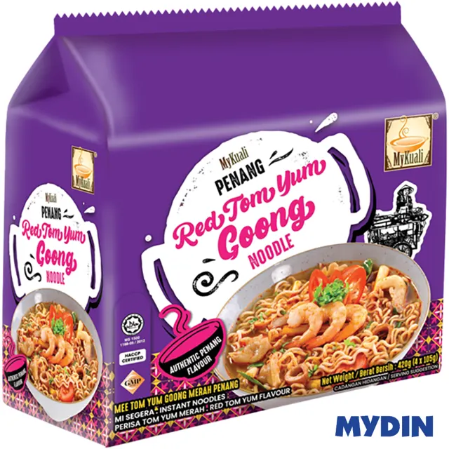 Mykuali Penang Noodle, 105gx4, Tyam/g
