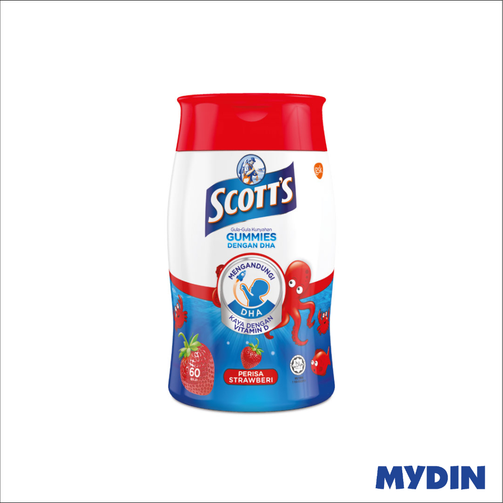 Scotts Dha Gummy Strawberry 60S