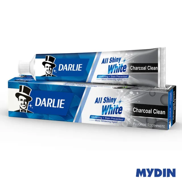 Darlie All Shiny White Charcoal Clean Fluoride Toothpaste 140g