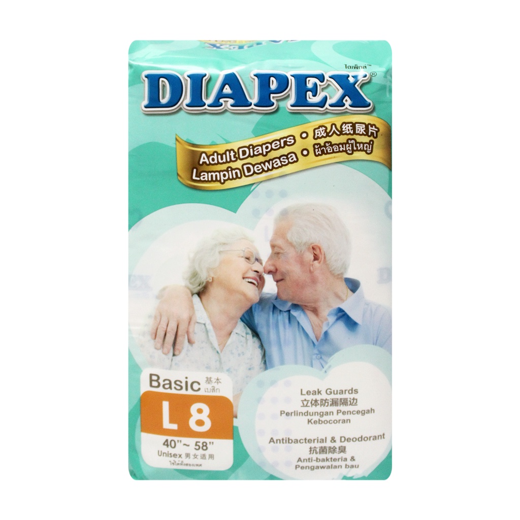 Diapex Basic Adult Diaper L8