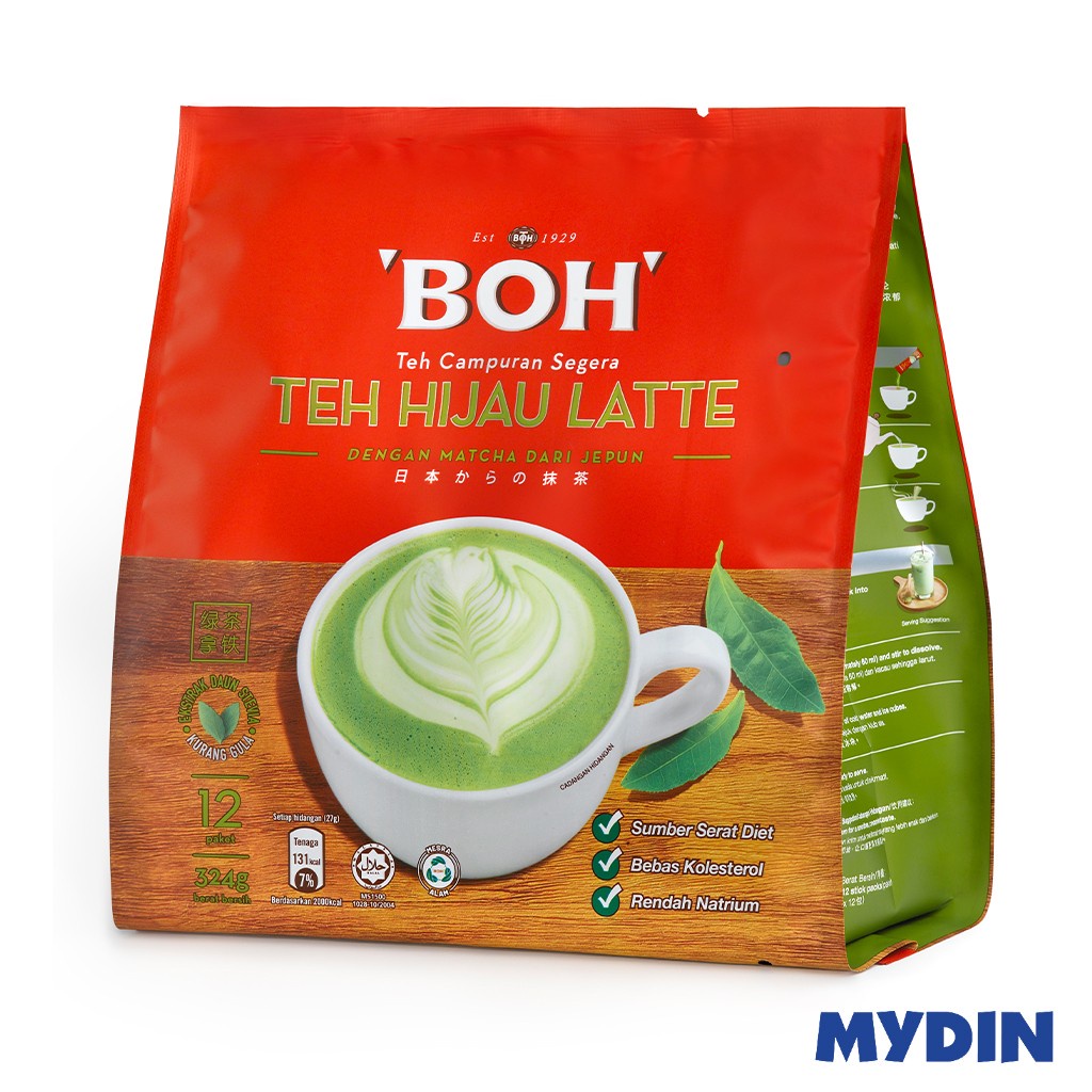 Boh Instant Teamix 12×27g G/tea Latte