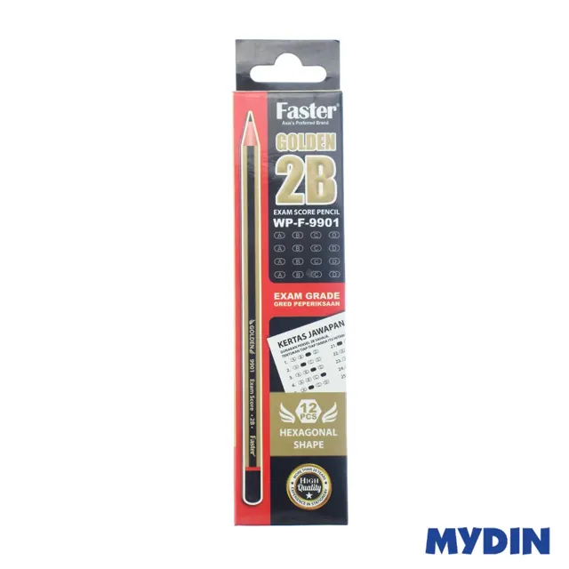 Faster Pencil Golden Wpf9901 2b Exam 12S