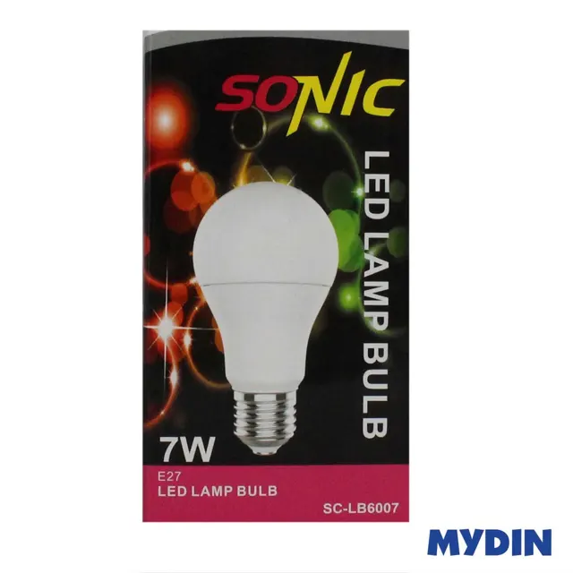 Sonic Bulb Led 7w, E27, Dylght