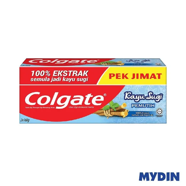 Colgate Kayu Sugi T/paste Tp, 160g, Pmth
