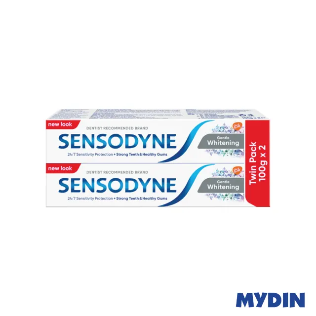 Sensodyne T/paste 2x, 100g, Whtnng