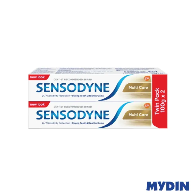 Sensodyne T/paste 2x, 100g, M/care