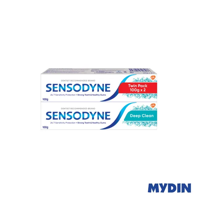 Sensodyne T/paste 2x, 100g, D/cln