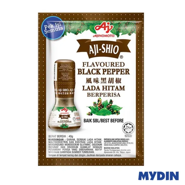 Aji-Shio Black Pepper Packet 40g