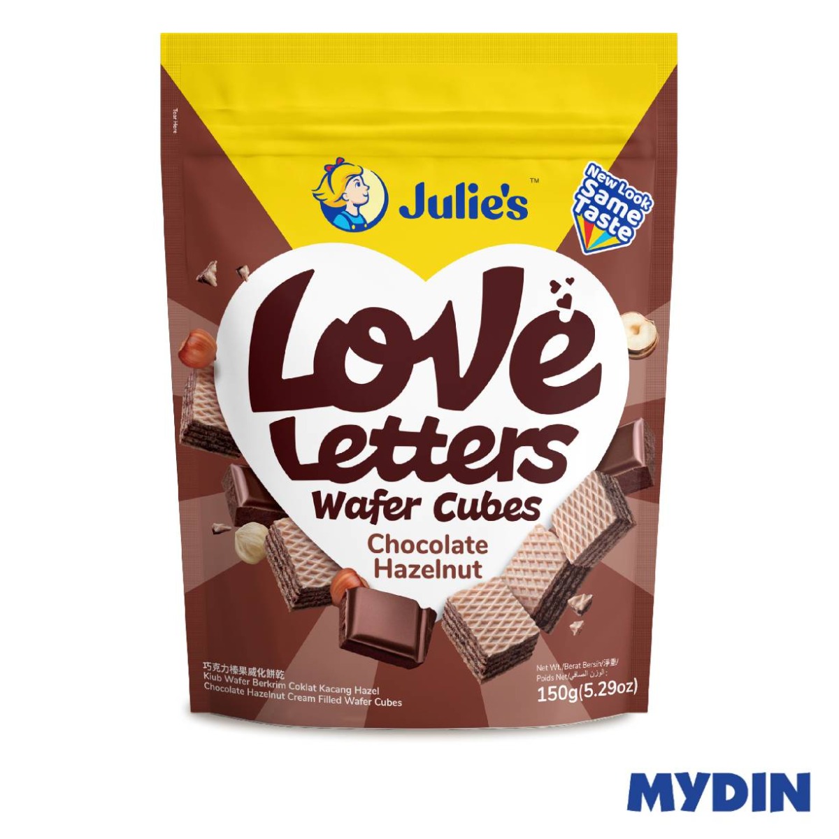 Julies Wafer Cube, 150g, C/hzlnt
