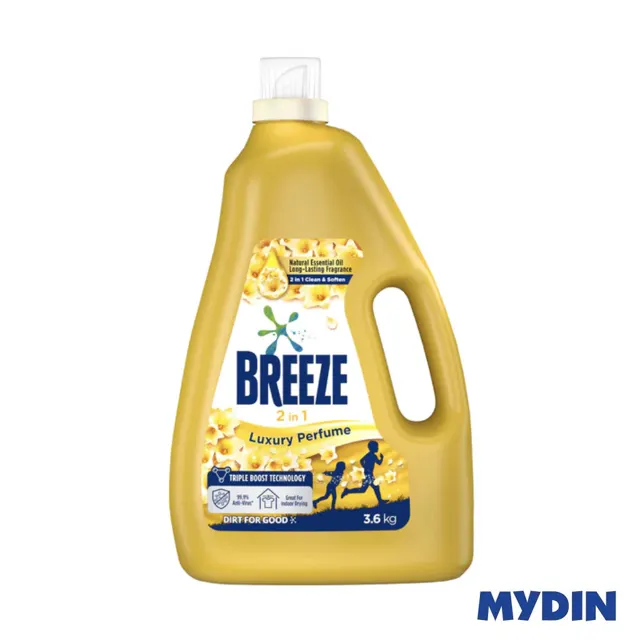 Breeze Deterg Liq, 3.6kg, Lux/p