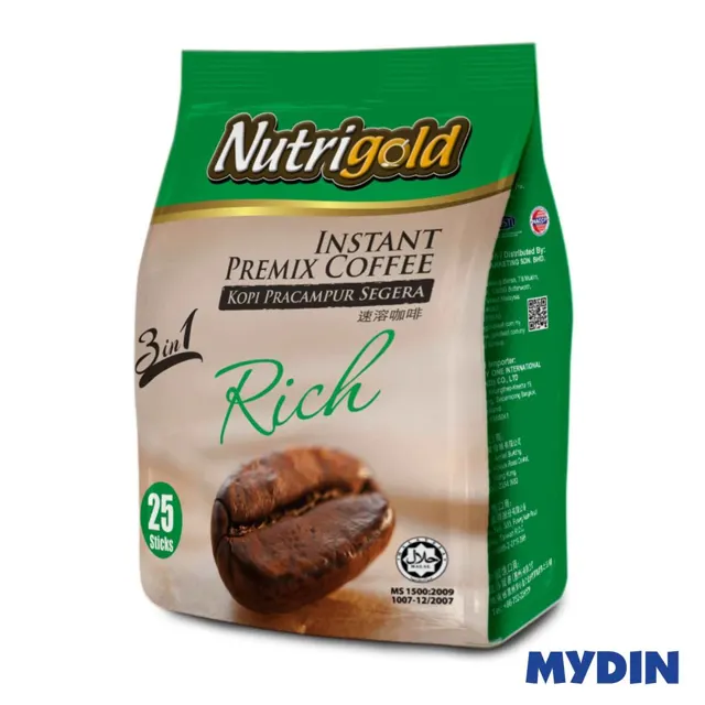 Nutrigold 3in1 Instant Premix, 20g, Rich