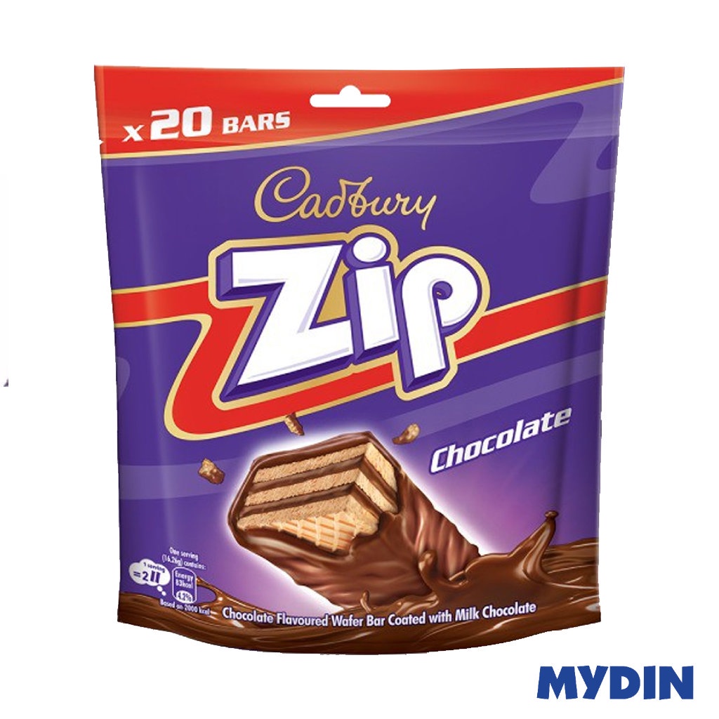 Cadbury Zip Chocolate Sharebag 160g