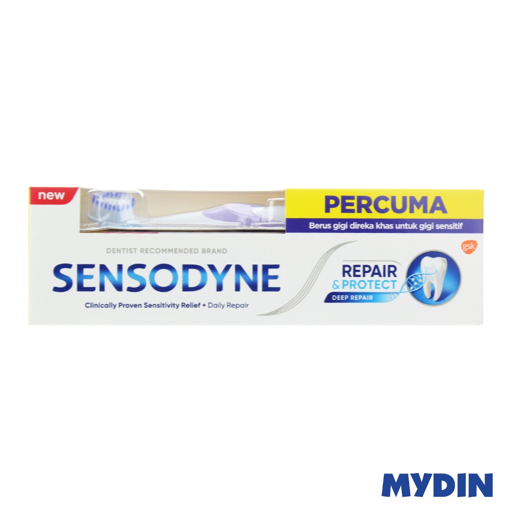 Sensodyne T/paste R&p FOC, 100g, Orgnl
