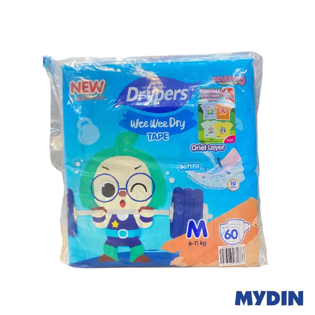 Drypers Wwd Mega Tp F/prem, M60