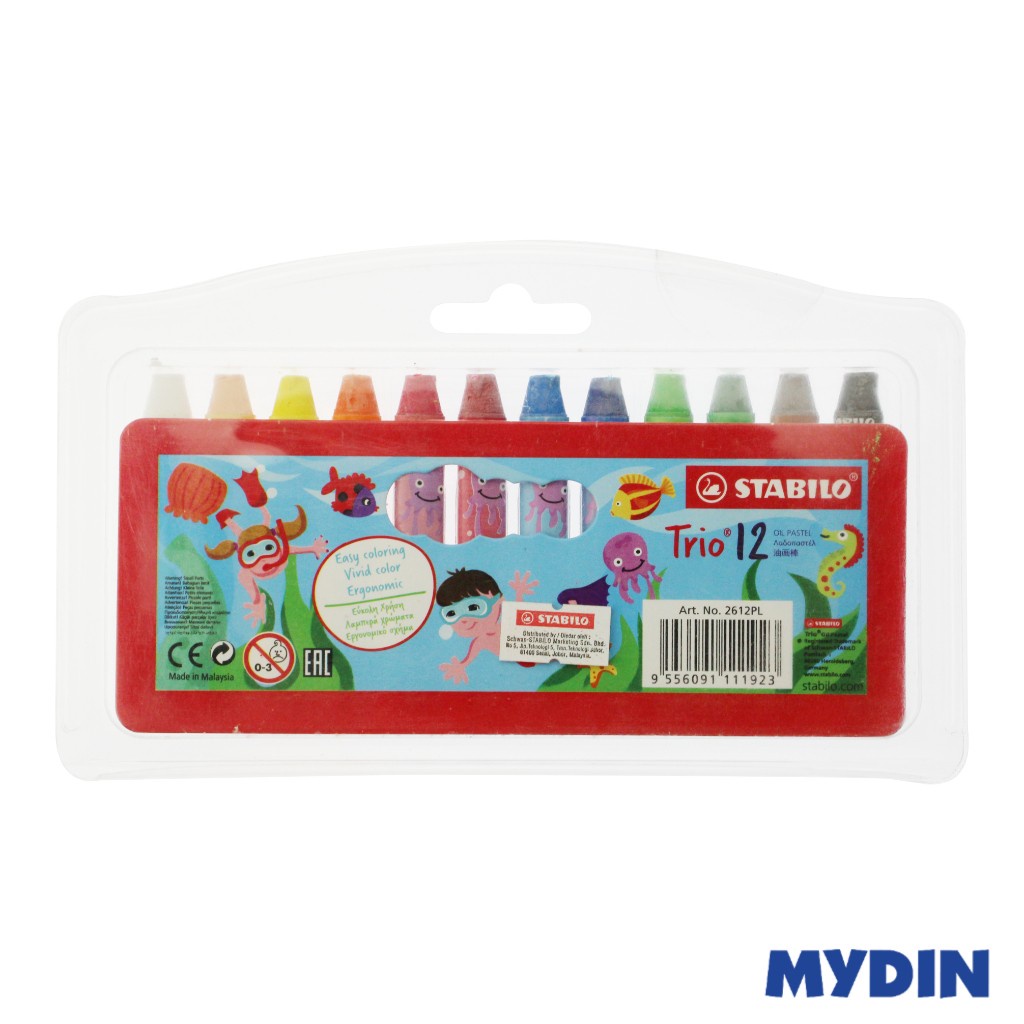 Stabilo Trio Oil Pastel 12S 2612pl