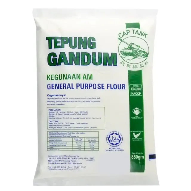 Cap Tank General Purpose Flour 850g