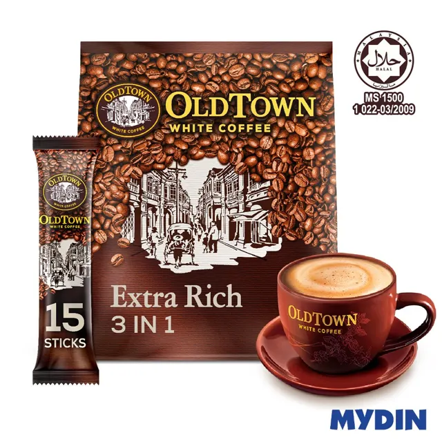 Old Town Wht Cafe 3in1 15S, 31.6g, E/rch