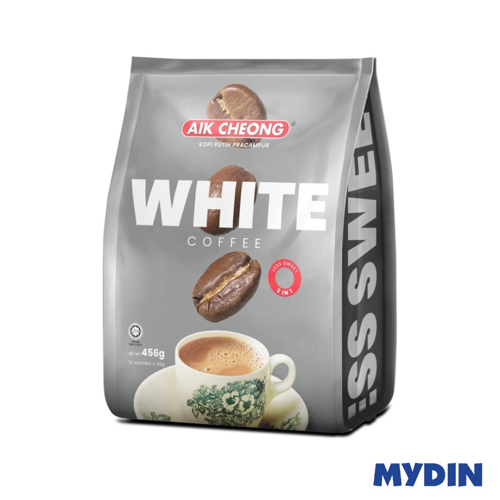 Aik Cheong 3in1 Wht Coffee L/sgr 12×38g