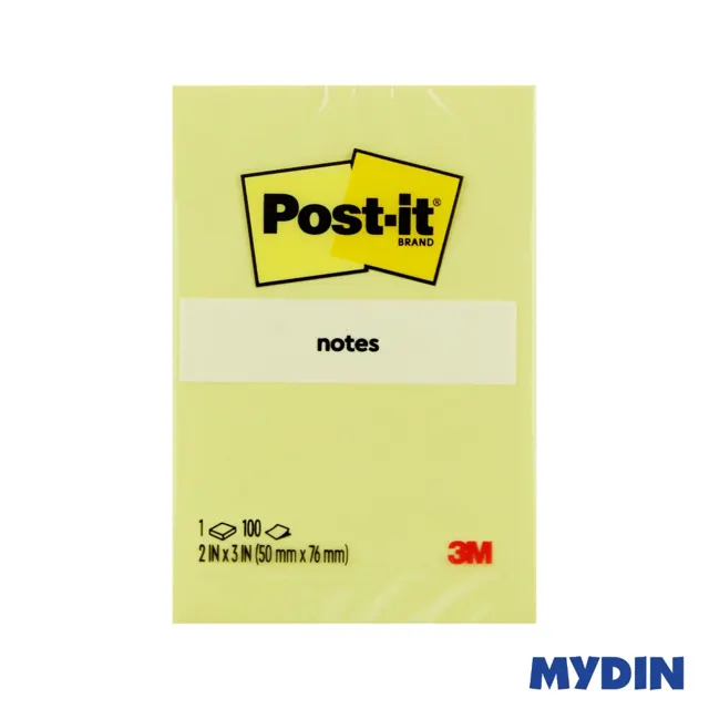 Post-It Yellow Clr 2inx3in 100S 656