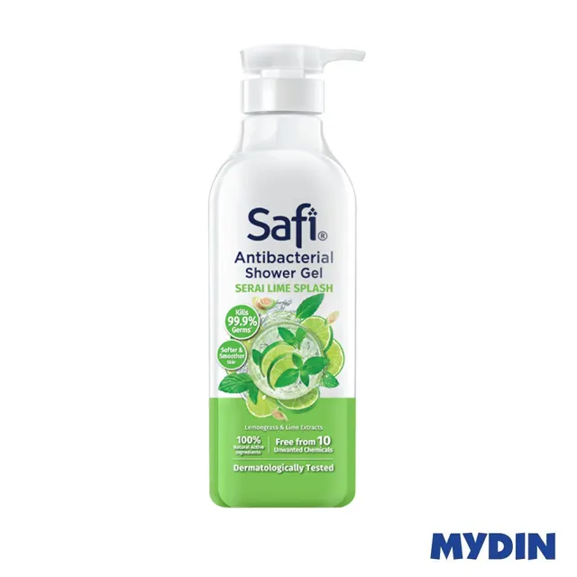 Safi Anti-Bac B/wash Bot, 950g, S/l/s