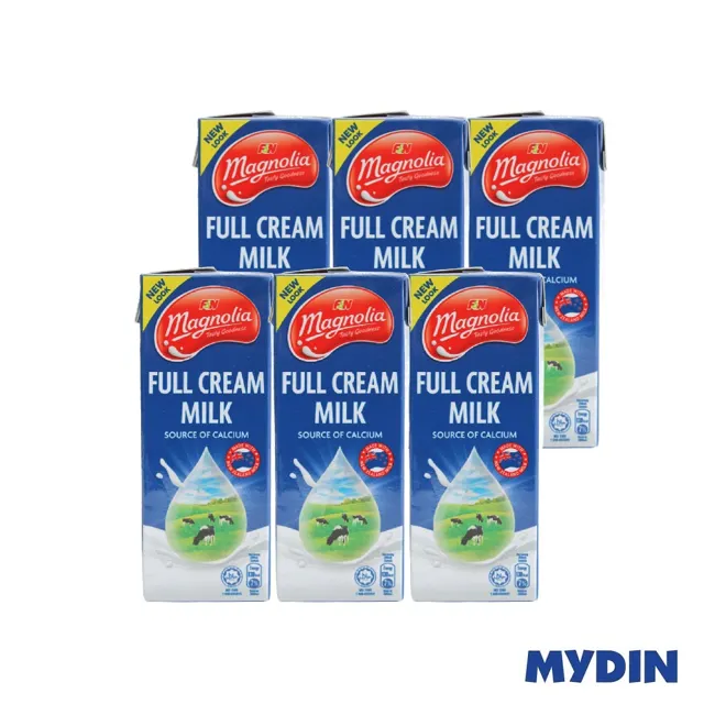 Magnolia UHT Milk 6S, 200ml, F/crm