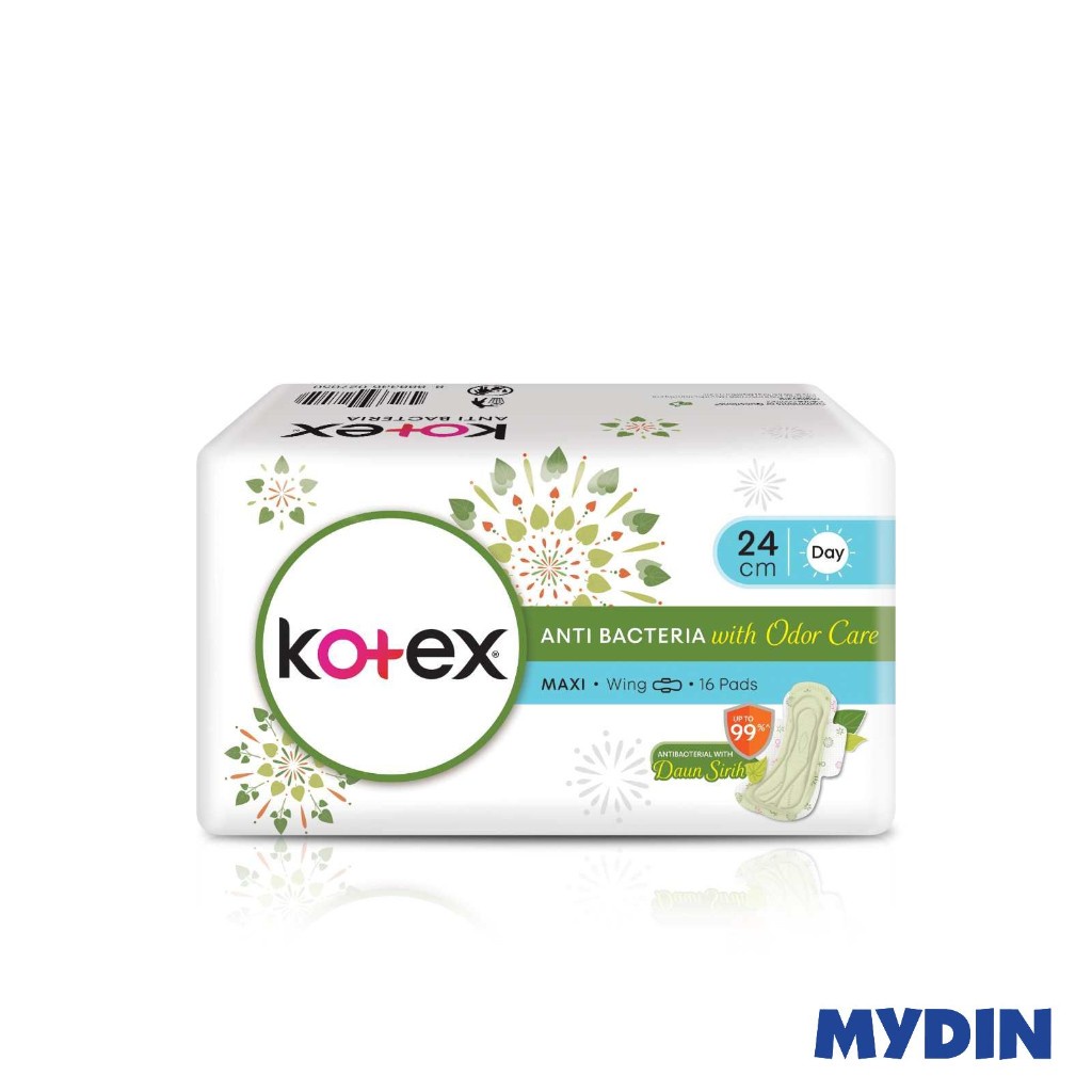Kotex Bio Care D/srh Mx Pd Wg 24cm 16S
