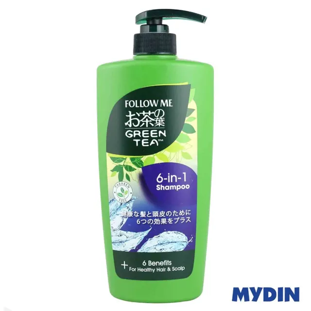 Follow Me Green Tea Shmp, 650ml, 6 In 1