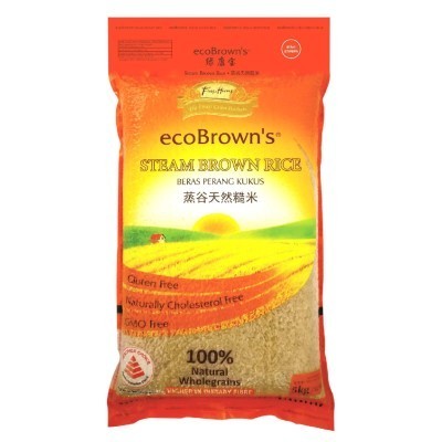 Ecobrown Steam Brown Rice 5kg
