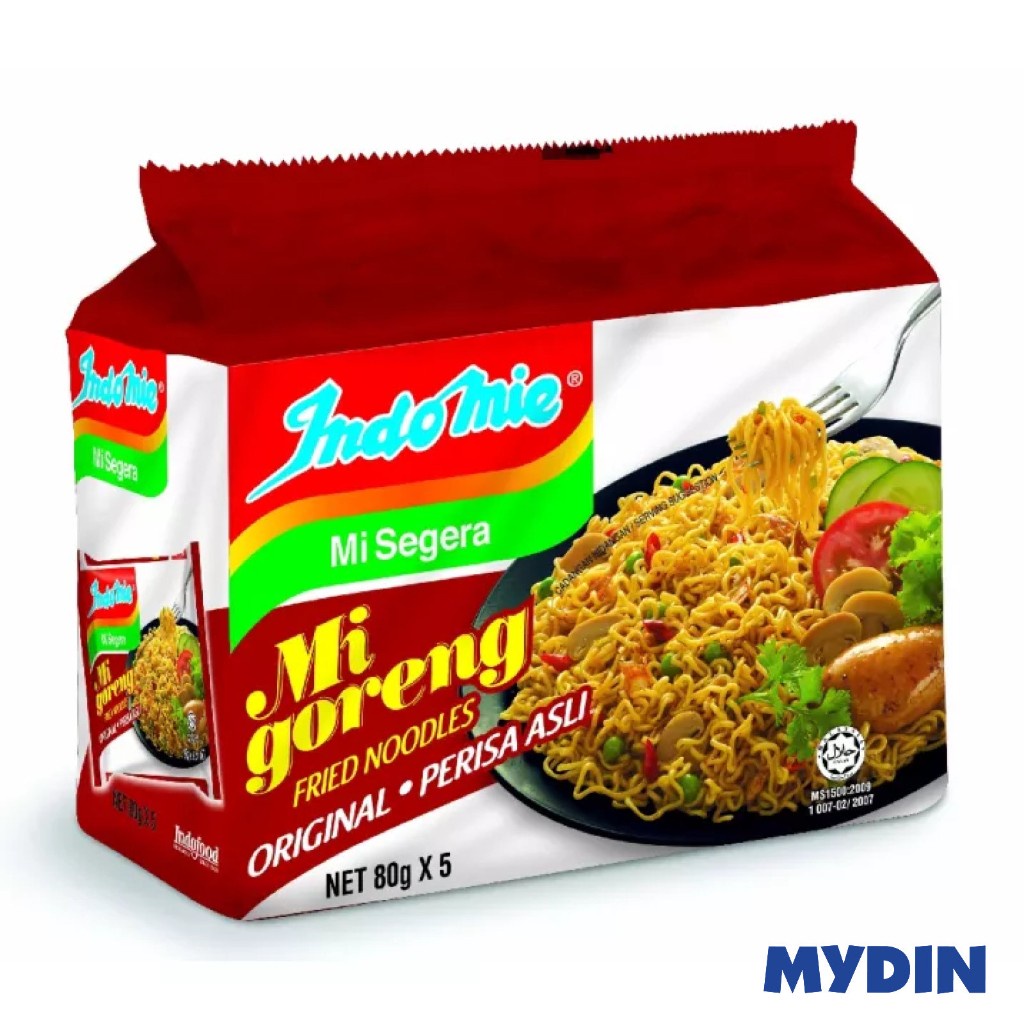Indomie Fried Instant Ndls 5×80g Hot&spicy