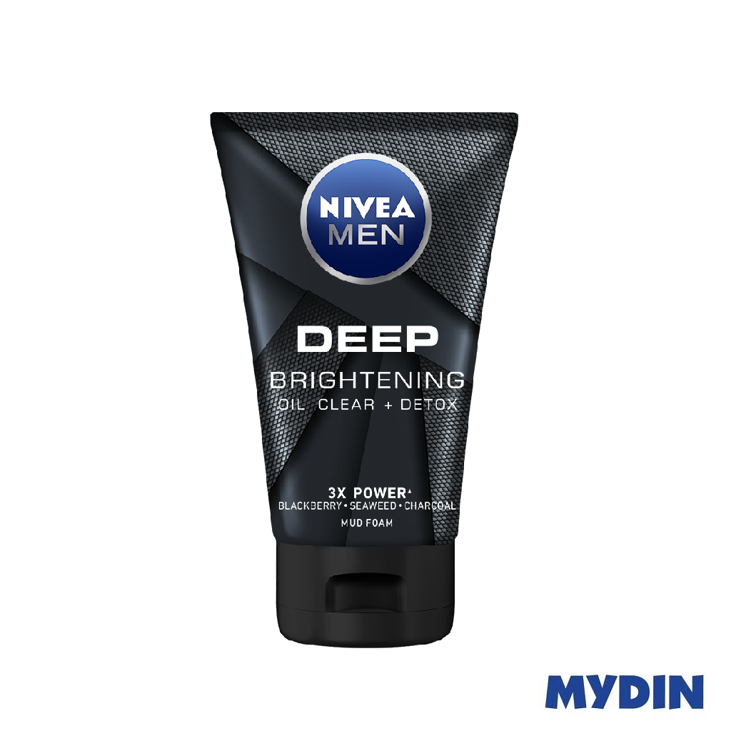 Nivea Men Deep Wht Oc Foam 100g