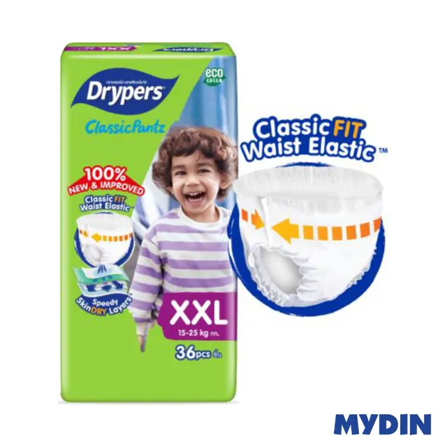 Drypers Classicpantz Mega, Xxl36