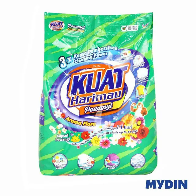 Kuat Harimau Deterg Pwd, 3.8kg, Flrl