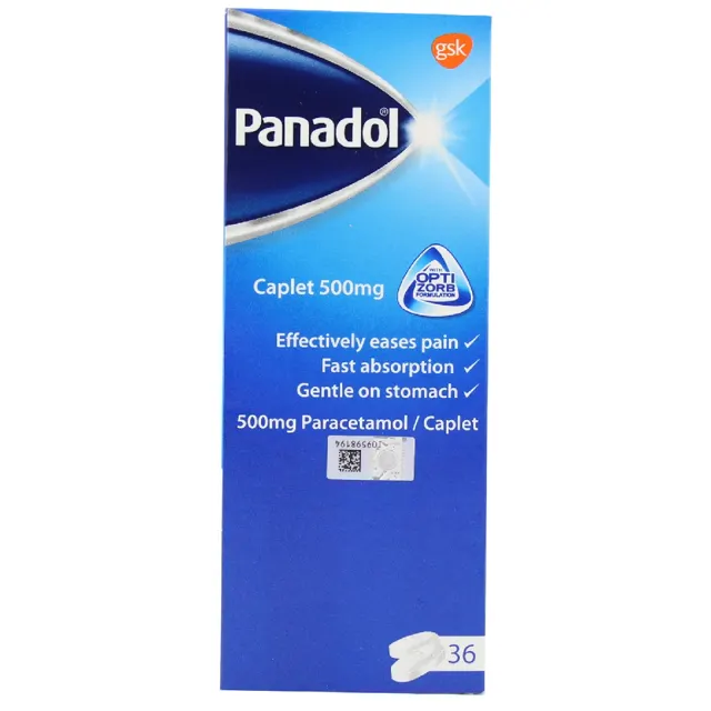 Panadol Optizorb Adv Caplet 500mg 12×3