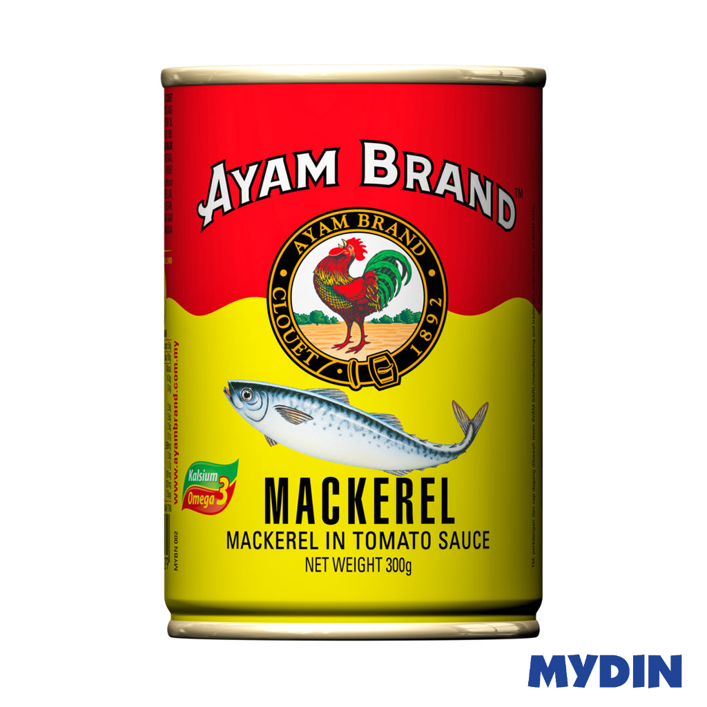 Ayam Brand Mackerel In Tmt Sce 300g