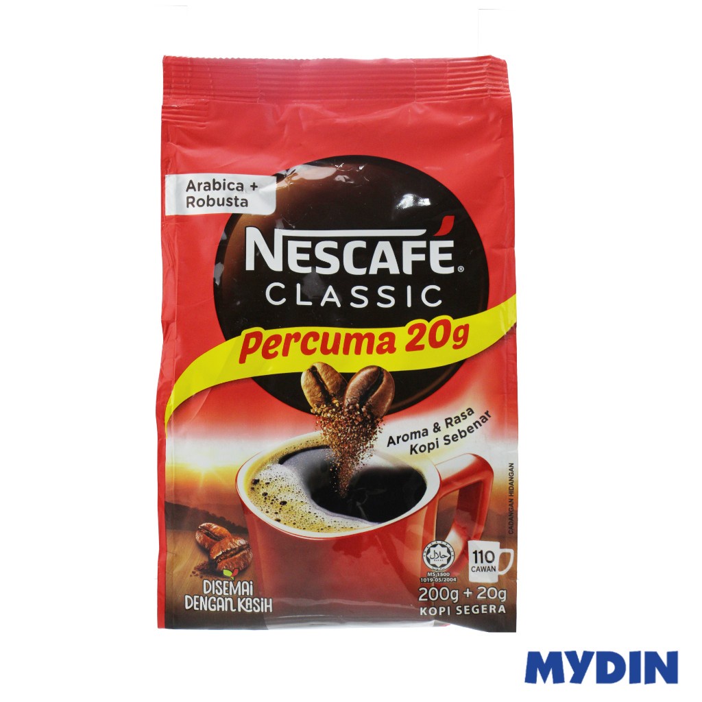 Nescafe Classic Refill 200g FOC 20g
