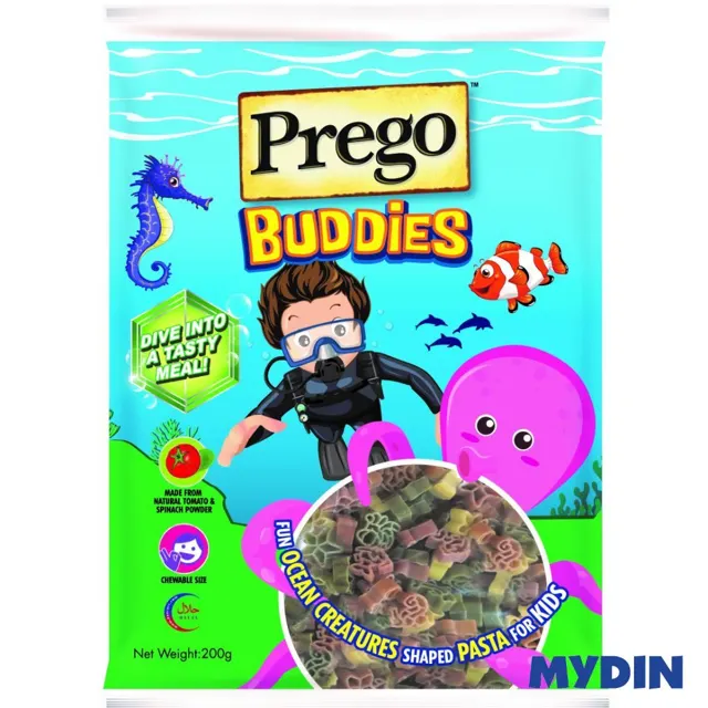 Prego Buddies Dry Pasta, 200g, Ocn