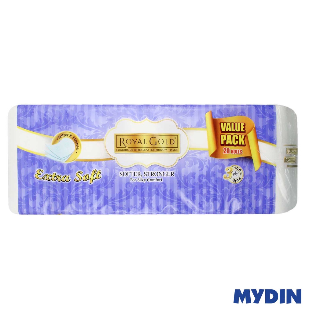 Royal Gold Toilet Roll 20×210s