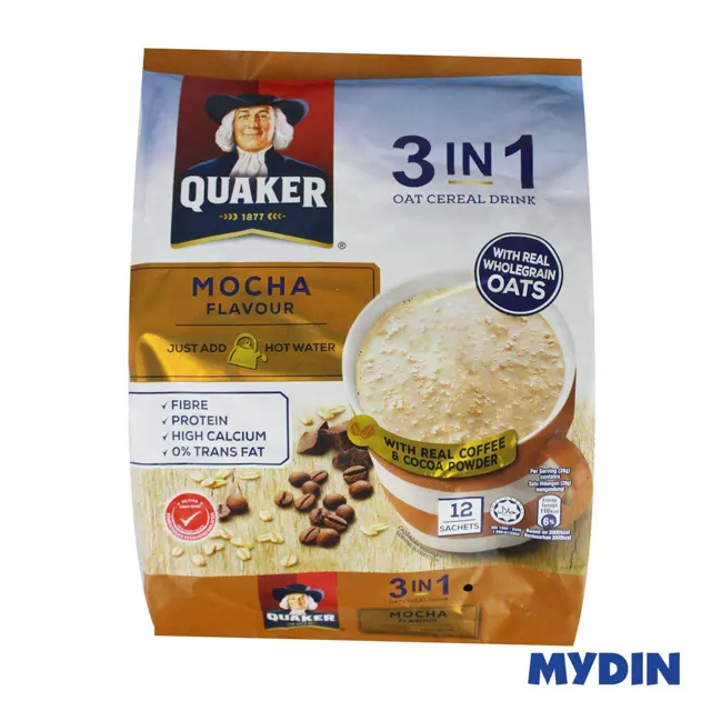Quaker Cereal Drink 3in1, 28g, Mocha