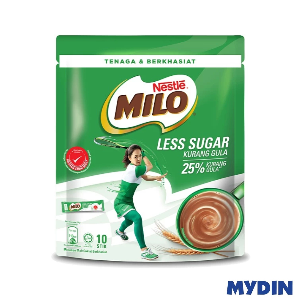 Milo Activ Go Less Sugar 10×27g